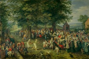 El Banquete de Bodas de Jan the Elder Brueghel